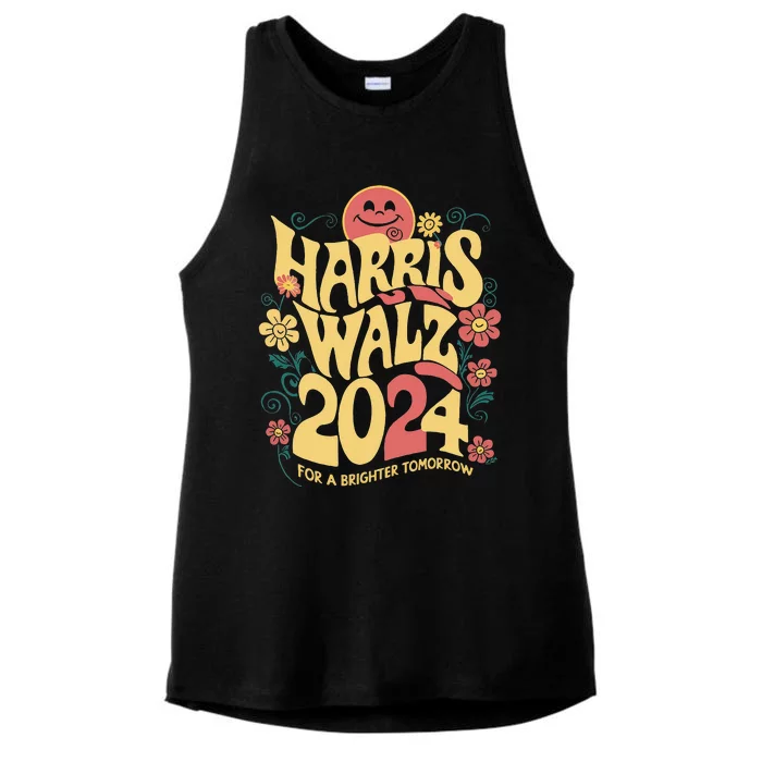 Harris Walz 2024 Ladies Tri-Blend Wicking Tank