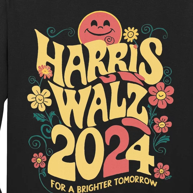 Harris Walz 2024 Tall Long Sleeve T-Shirt