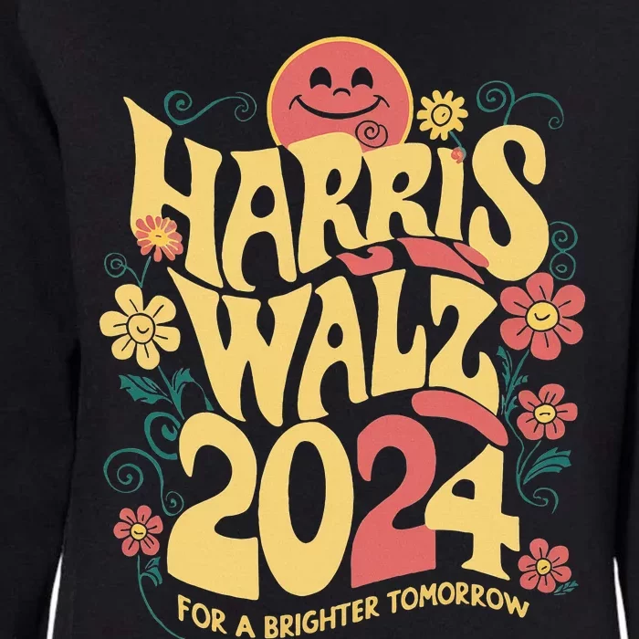 Harris Walz 2024 Womens California Wash Sweatshirt