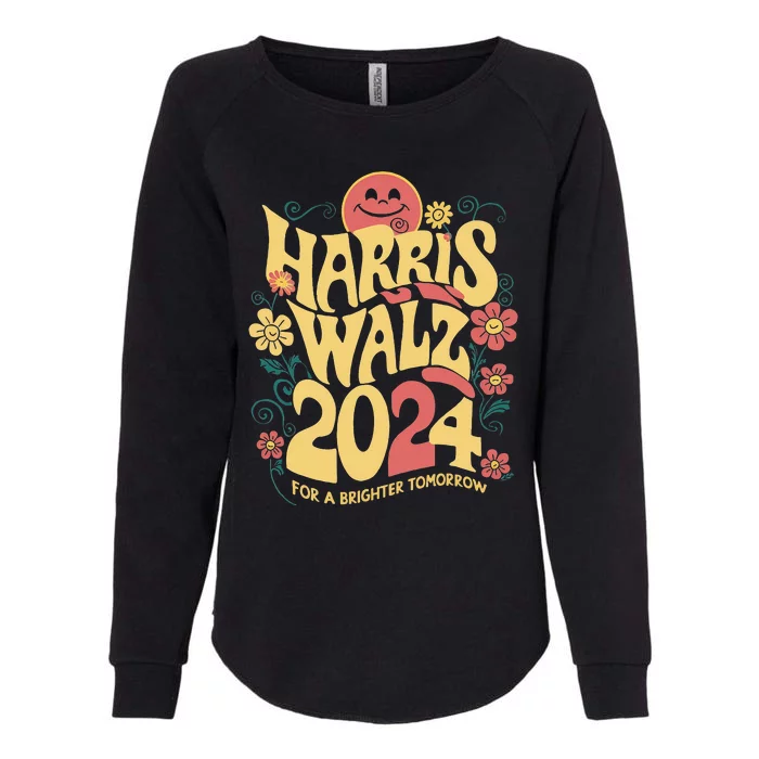 Harris Walz 2024 Womens California Wash Sweatshirt