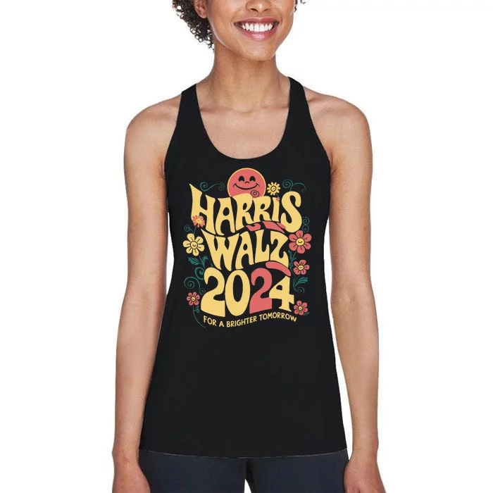 Harris Walz 2024 Women's Racerback Tank