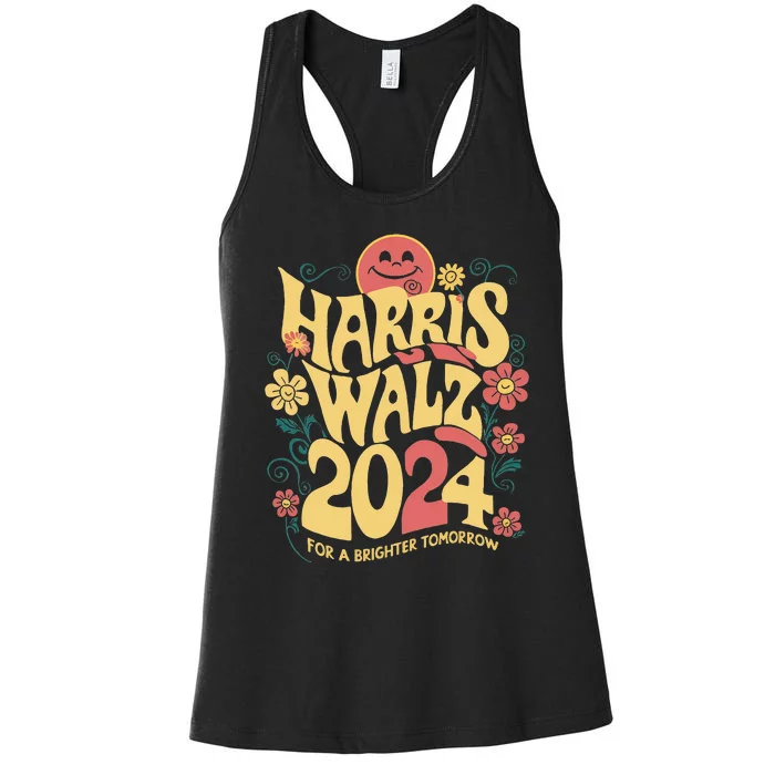 Harris Walz 2024 Women's Racerback Tank