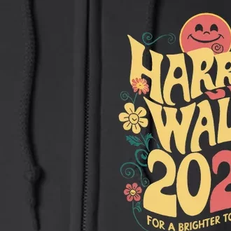 Harris Walz 2024 Full Zip Hoodie