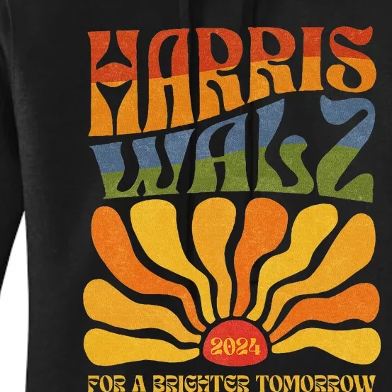 Harris Waltz 2024 For A Brighter Tomorrow Boho Aesthetic Women's Pullover Hoodie