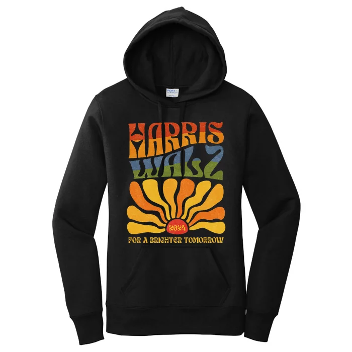 Harris Waltz 2024 For A Brighter Tomorrow Boho Aesthetic Women's Pullover Hoodie