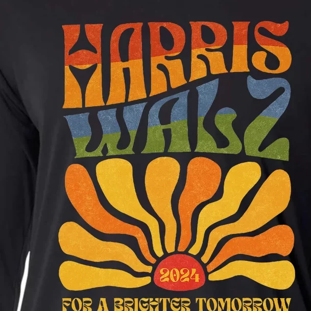 Harris Waltz 2024 For A Brighter Tomorrow Boho Aesthetic Cooling Performance Long Sleeve Crew