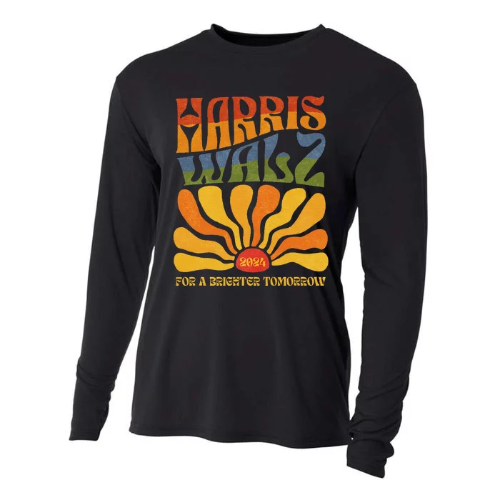 Harris Waltz 2024 For A Brighter Tomorrow Boho Aesthetic Cooling Performance Long Sleeve Crew