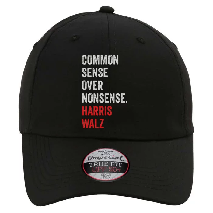 Harris Walz 2024 Common Sense Over Nonsense The Original Performance Cap