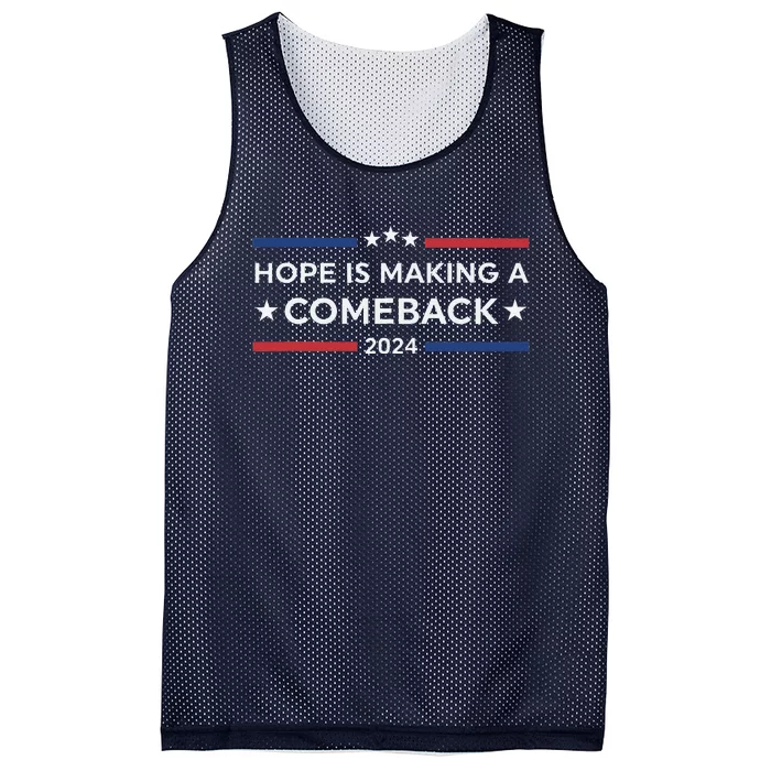 Harris Walz 2024 Hope Is Making A Comeback Mesh Reversible Basketball Jersey Tank