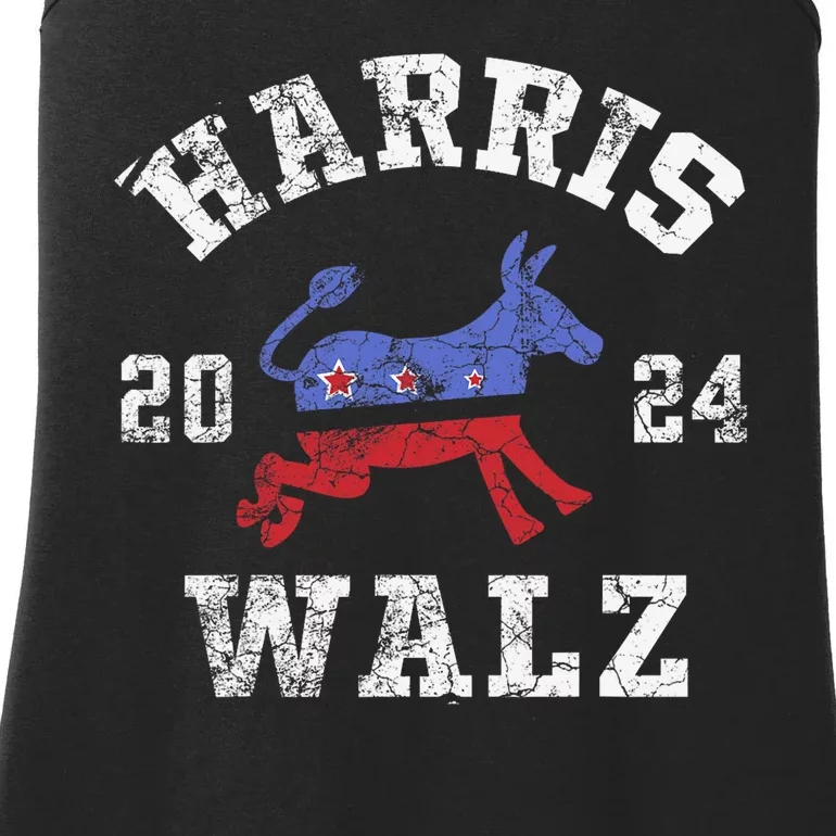 Harris Waltz 2024 Election Kamala Harris Tim Waltz 2024 Ladies Essential Tank