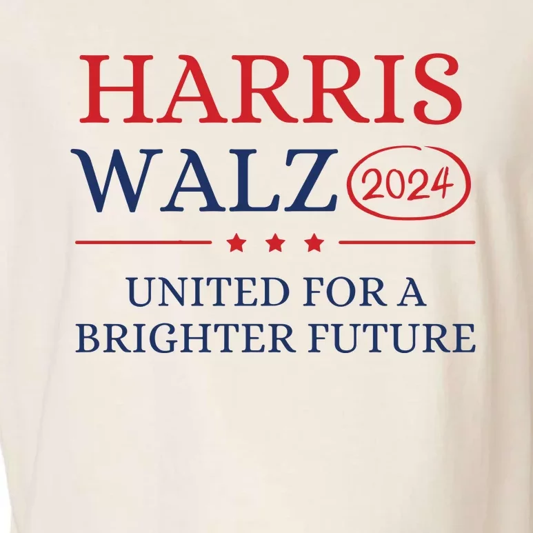 Harris Walz 2024 Kamala Walz Rally Garment-Dyed Women's Muscle Tee