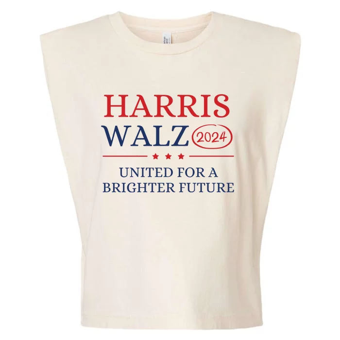 Harris Walz 2024 Kamala Walz Rally Garment-Dyed Women's Muscle Tee