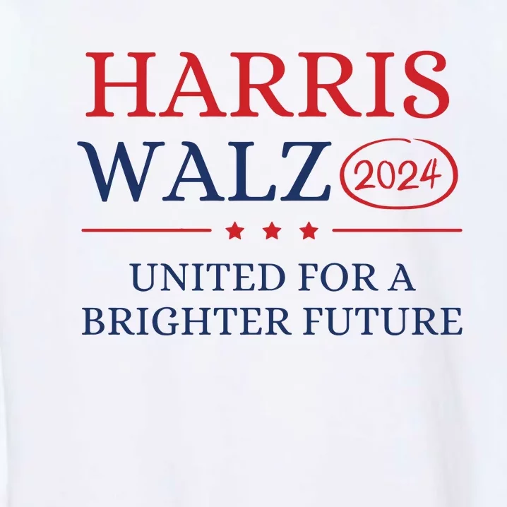 Harris Walz 2024 Kamala Walz Rally Garment-Dyed Sweatshirt