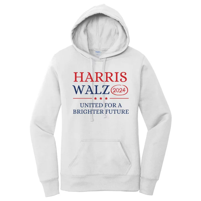 Harris Walz 2024 Kamala Walz Rally Women's Pullover Hoodie