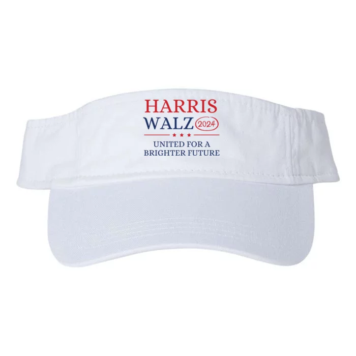 Harris Walz 2024 Kamala Walz Rally Valucap Bio-Washed Visor