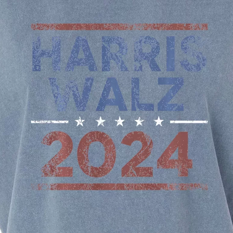 Harris Walz 2024 Kamala Harris Tim Walz Garment-Dyed Women's Muscle Tee