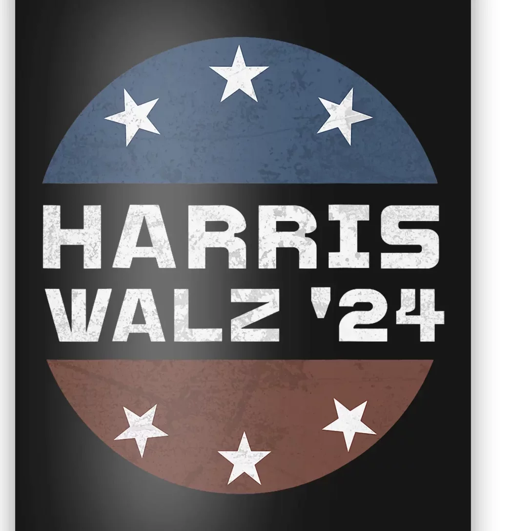 Harris Walz 2024 Campaign For President Patriotic Kamala Poster