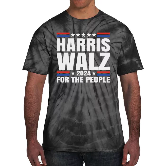 Harris Waltz 2024 For The People Kamala Harris Tim Waltz Tie-Dye T-Shirt