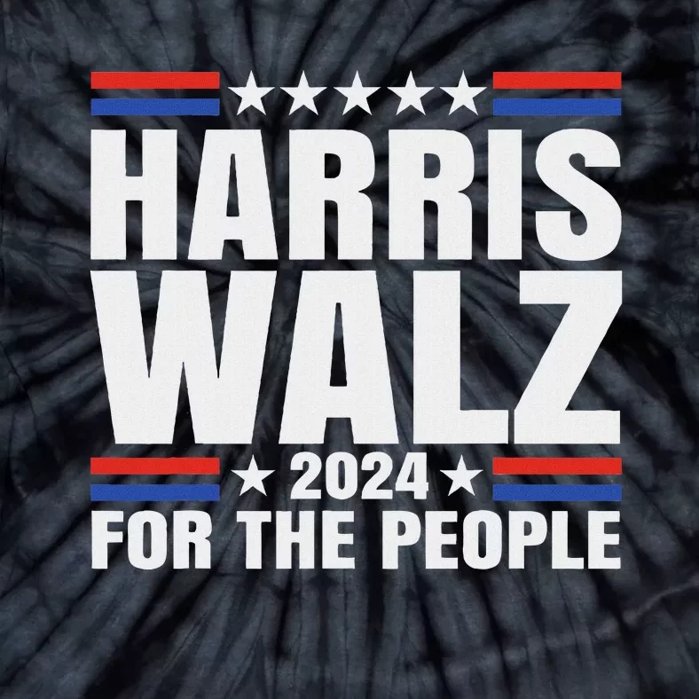 Harris Waltz 2024 For The People Kamala Harris Tim Waltz Tie-Dye T-Shirt