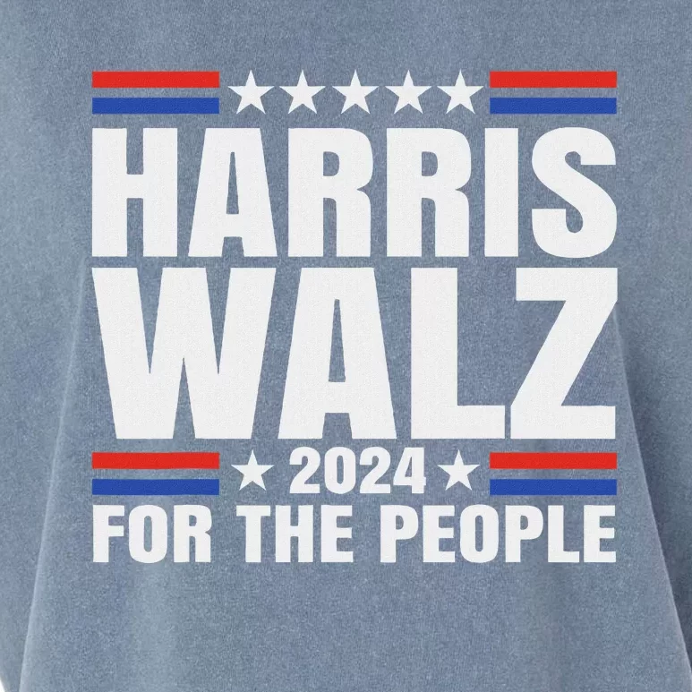 Harris Waltz 2024 For The People Kamala Harris Tim Waltz Garment-Dyed Women's Muscle Tee