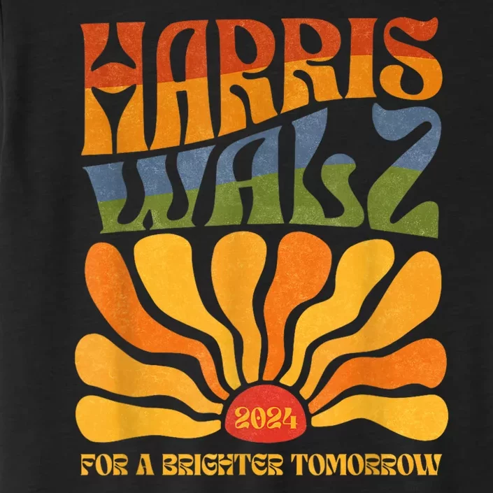 Harris Waltz 2024 For A Brighter Tomorrow Boho Aesthetic ChromaSoft Performance T-Shirt