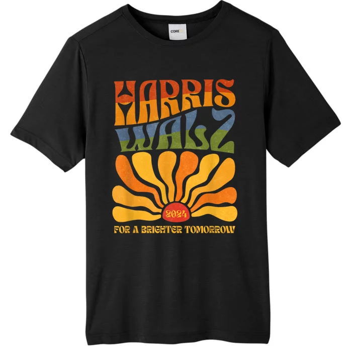 Harris Waltz 2024 For A Brighter Tomorrow Boho Aesthetic ChromaSoft Performance T-Shirt