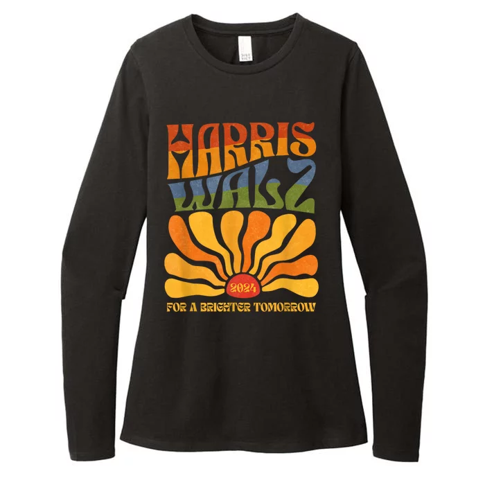 Harris Waltz 2024 For A Brighter Tomorrow Boho Aesthetic Womens CVC Long Sleeve Shirt