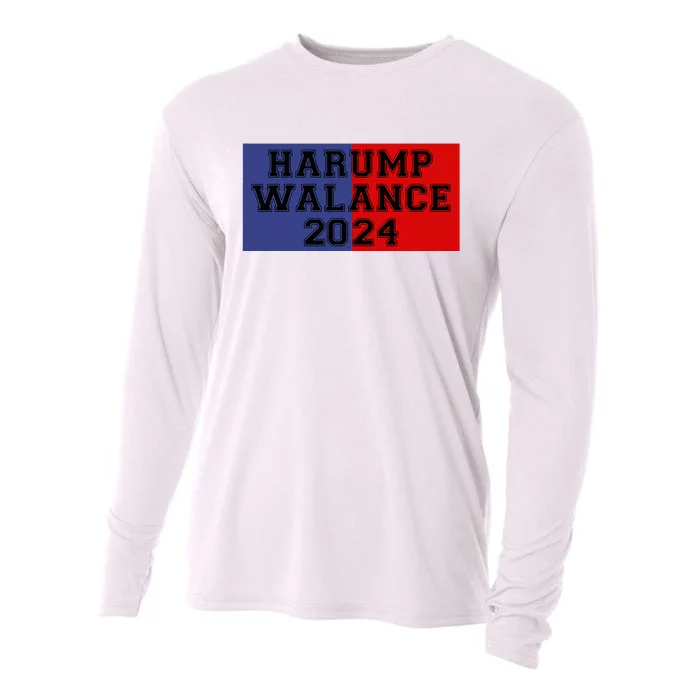 Harump Walance 2024 Harris Trump Walz Vance Funny 2024 Cooling Performance Long Sleeve Crew