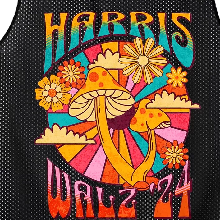 Harris Walz 2024 Harris Walz 24 Mesh Reversible Basketball Jersey Tank