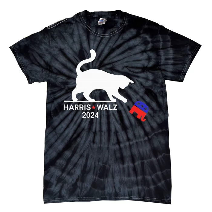 Harris Waltz 2024 Vp President Election Tie-Dye T-Shirt