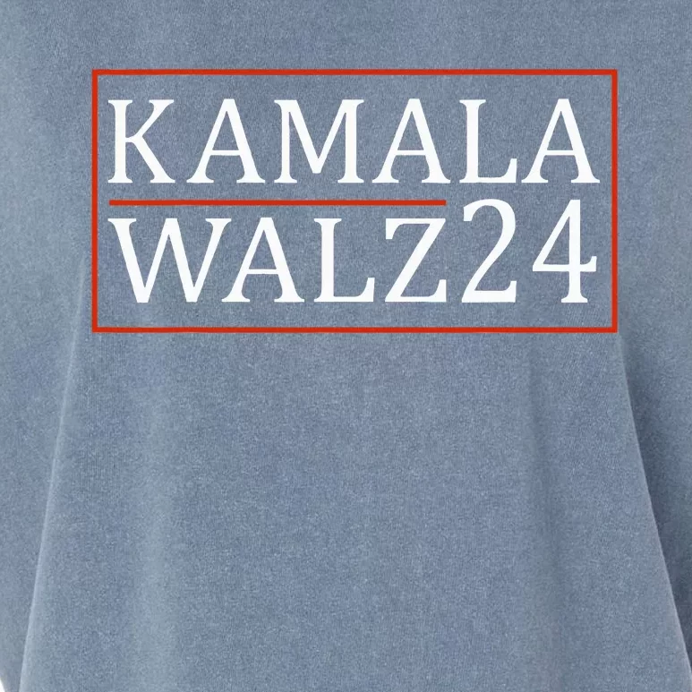 Harris Waltz 2024  Kamala Harris Tim Waltz 2024 Garment-Dyed Women's Muscle Tee