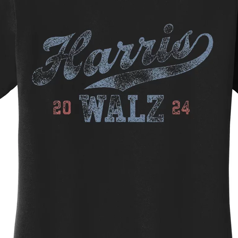 Harris Waltz 2024 Baseball Script Women Harris Waltz 2024 Gift Women's T-Shirt