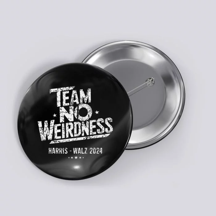 Harris Walz 2024 Team No Weirdness Funny Kamala Tim Waltz Button