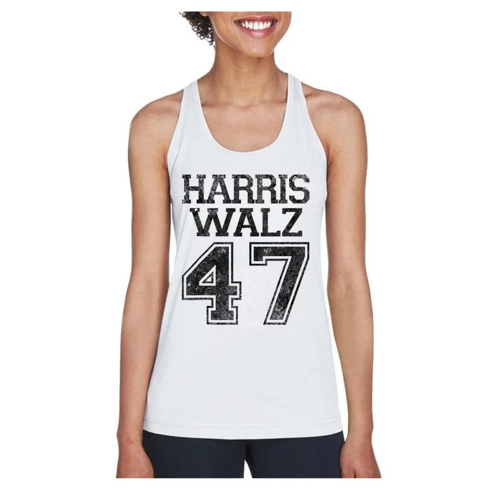 Harris Walz 2024 Campaign For President Vintage Harris Waltz Women's Racerback Tank