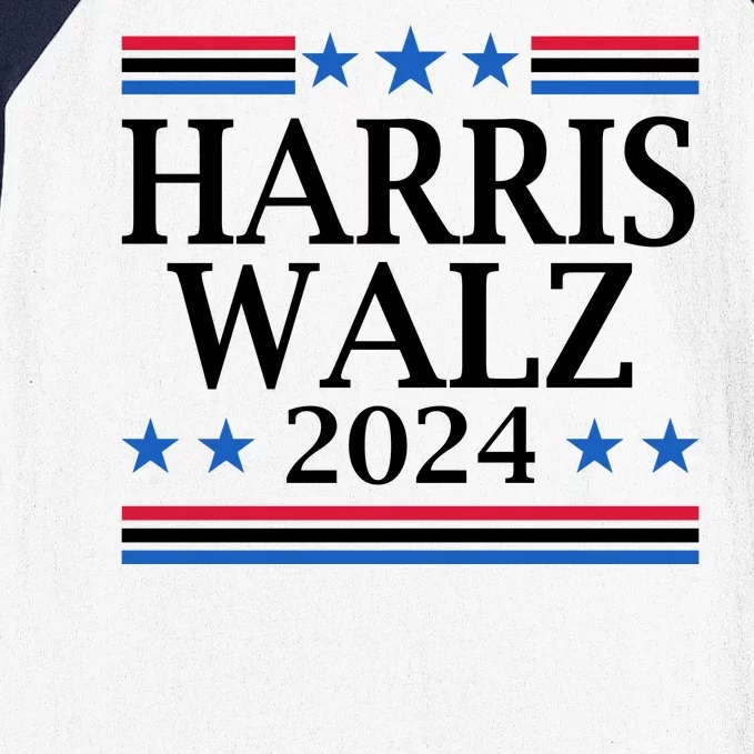 Harris Walz 2024 Usa Election Political Baseball Sleeve Shirt