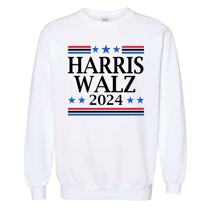 Harris Walz 2024 Usa Election Political Garment-Dyed Sweatshirt