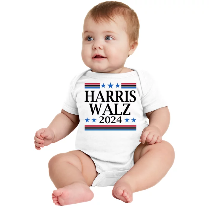 Harris Walz 2024 Usa Election Political Baby Bodysuit