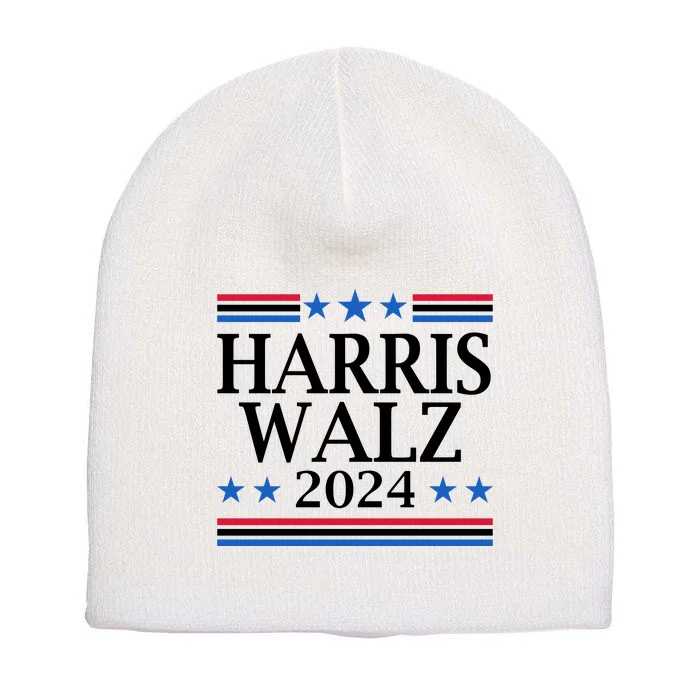 Harris Walz 2024 Usa Election Political Short Acrylic Beanie