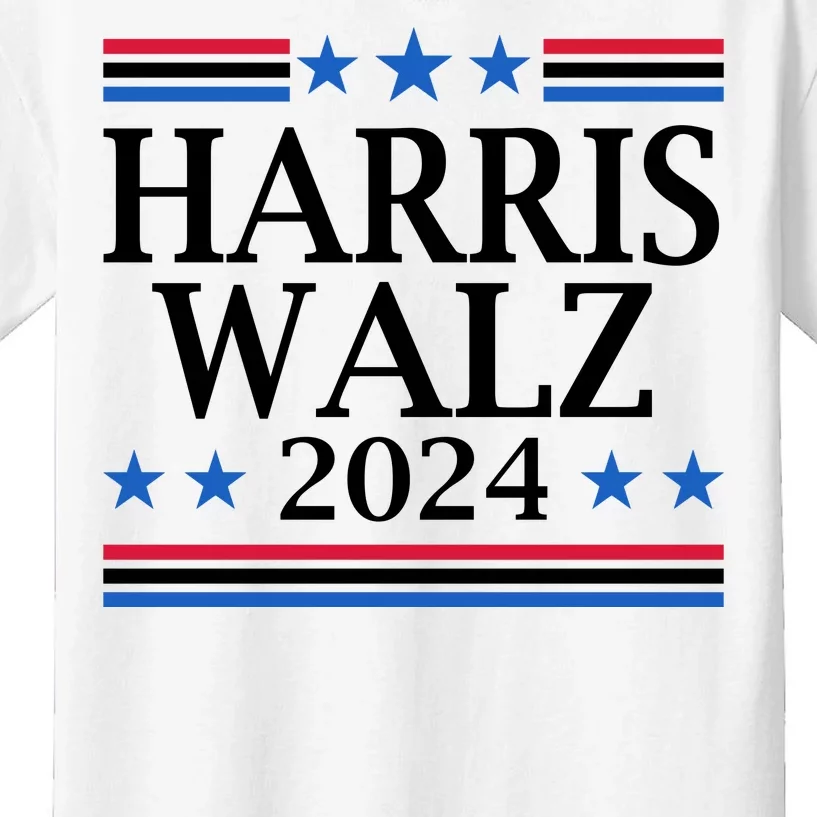 Harris Walz 2024 Usa Election Political Kids T-Shirt