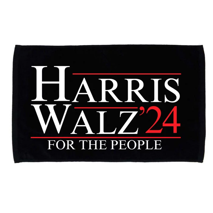 Harris Walz 2024 Kamala Harris For The People Madam Tim Walz President Harris Microfiber Hand Towel