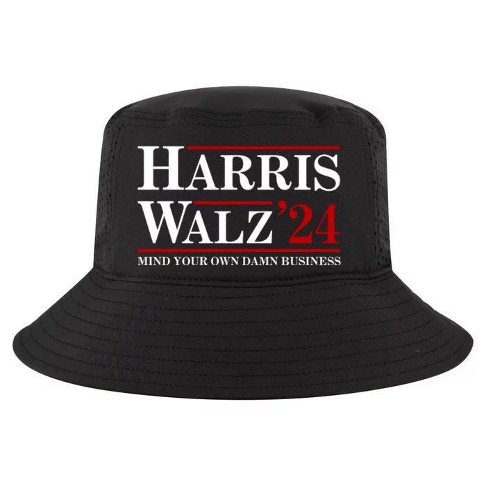 Harris Walz 2024 Mind Your Own Damn Business Cool Comfort Performance Bucket Hat