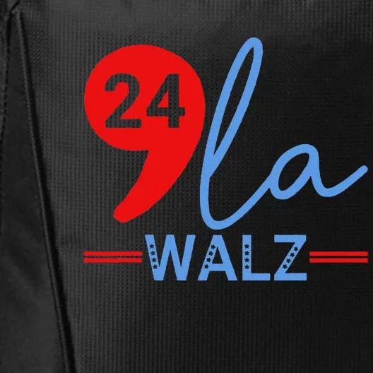 Harris Walz 2024 President Comma La Funny City Backpack