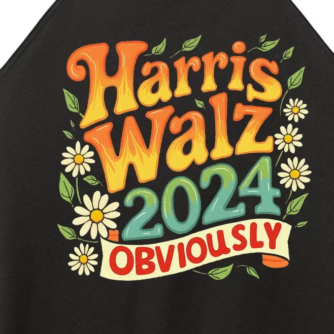 Harris Walz 2024 Obviously Support Kamala Kamala Harris 2024 Women’s Perfect Tri Rocker Tank