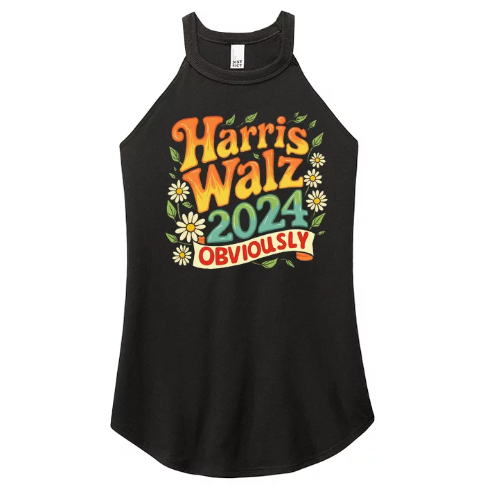 Harris Walz 2024 Obviously Support Kamala Kamala Harris 2024 Women’s Perfect Tri Rocker Tank