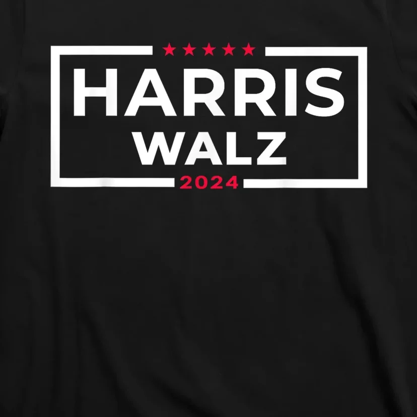 Harris Walz 2024 Tim Walz Kamala Harris Usa Election Apparel T-Shirt