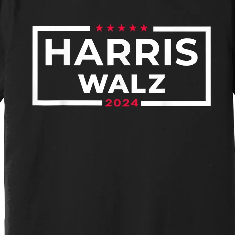 Harris Walz 2024 Tim Walz Kamala Harris Usa Election Apparel Premium T-Shirt