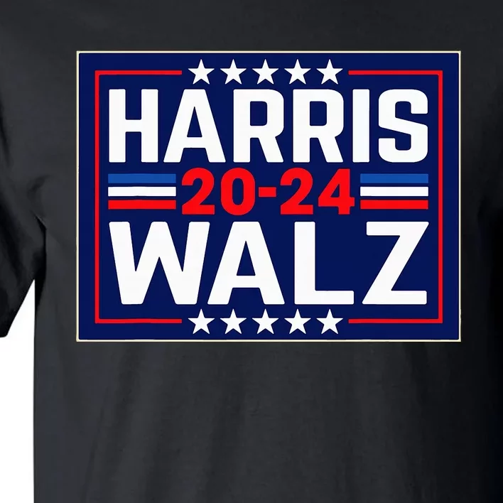 Harris Walz 2024 Election Kamala Harris Tim Waltz 2024 Tall T-Shirt