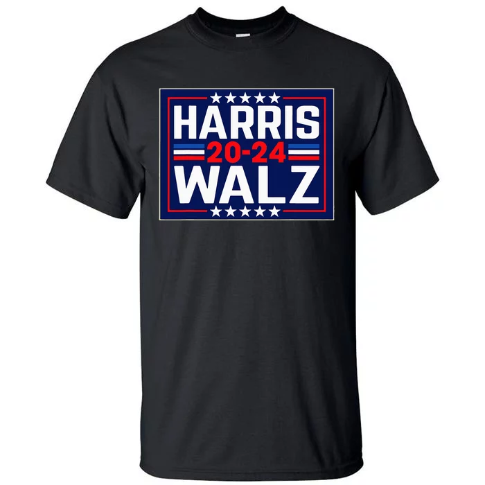 Harris Walz 2024 Election Kamala Harris Tim Waltz 2024 Tall T-Shirt