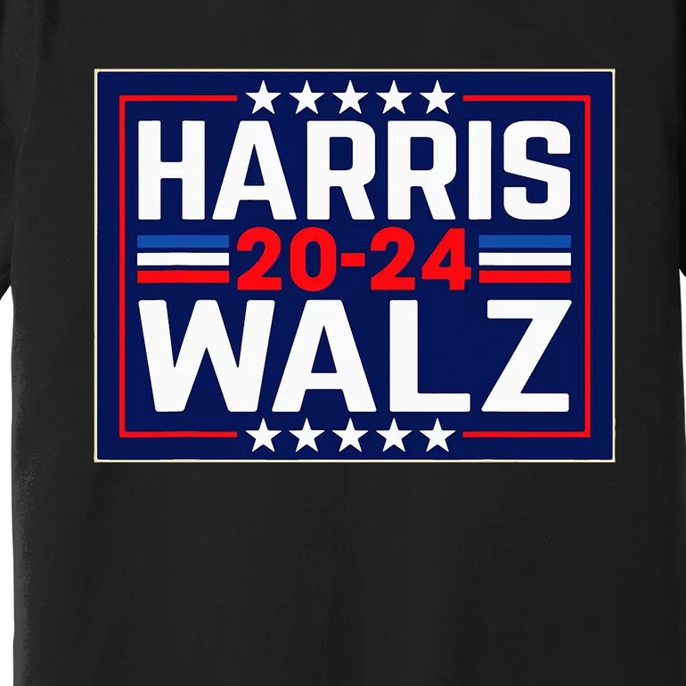 Harris Walz 2024 Election Kamala Harris Tim Waltz 2024 Premium T-Shirt