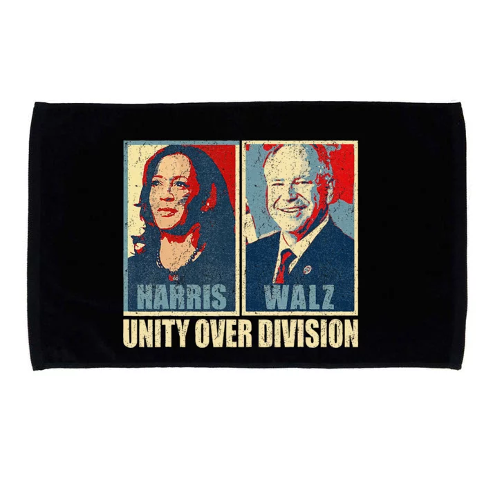 Harris Waltz 2024 Unity Over Division Microfiber Hand Towel